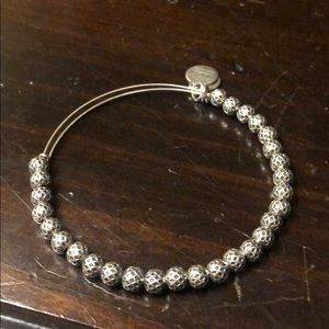 Silver beaded Alex and Ani Bracelet